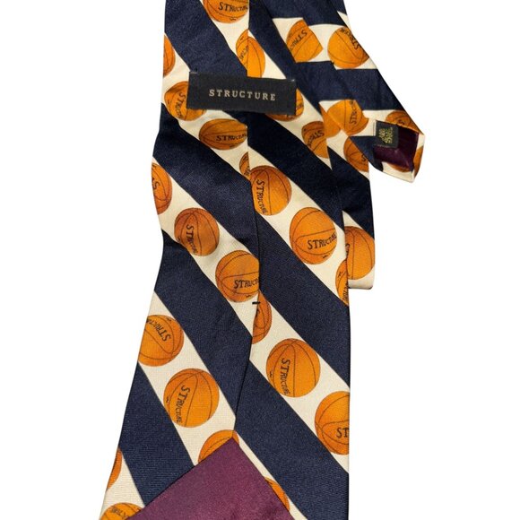 Men's Neck Tie Lot of Three-Fishing Basketball Animals - Picture 5 of 9